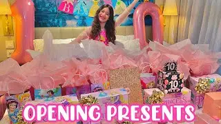 BELLA'S 10TH BIRTHDAY OPENING PRESENTS!JASMINE AND BELLA