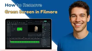 How To Remove A Green Screen In Filmora 14 | Wondershare Filmora Chroma Key Tutorial