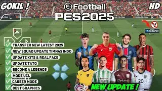 eFootball PES 2025 PPSSPP ORIGINAL ISO DOWNLOAD | PES 2025 PSP FULL KITS 25 & TRANSFERS 4K GRAPHICS