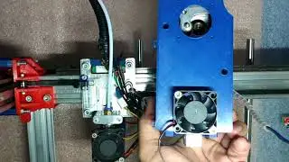 Каретка на 3D принтер под MK8 + V5 J head hotend (в тестировании)