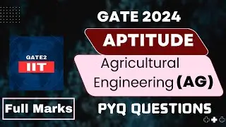 GATE AG 2024: Aptitude Question | #gate2024 #gate #iit #aptitude #maths #exam #college #mathematics