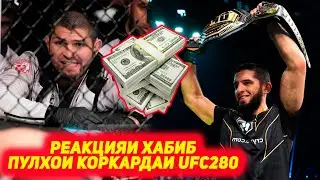 Реакцияи Хабиб ва дигарон дар галабаи Ислам | Пулхои коркардаи Махачев, Оливейра ва дигар чанговарон