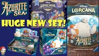 New Disney Lorcana Set Officially Revealed! Big Hero 6! Azurite Seas! (HUGE Disney Lorcana News)