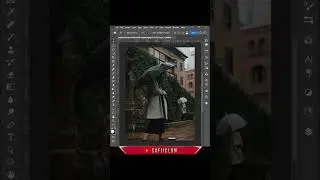 FAST WAY TO MAKE RAIN EFFECT IN PHOTOSHOP BETA #shorts