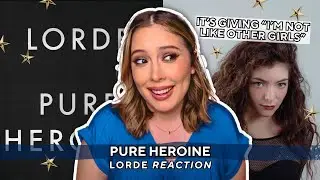 pure heroine - lorde *album reaction* 🖤 it's giving 