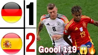 GERMANY vs SPAIN EURO 2024 HIGHLIGHTS | merino goal 119 🤯🔥 EURO 2024