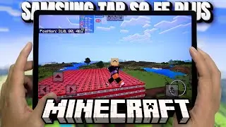 Samsung Tab S9 FE Plus test game Minecraft 2024 | Exynos 1380