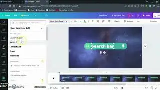 How to create a Search Bar Animation in Canva