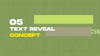 05 Text Reveal Concepts | How To Create Text Reveal Effect Using Css Only