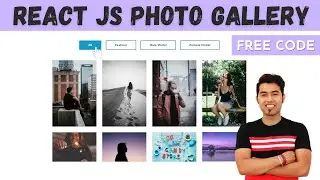 🔴 Create Awesome Portfolio Filter Image Gallery in React JS in 2021