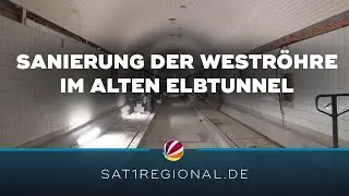 Sanierung der Weströhre im Alten Elbtunnel schreitet gut voran