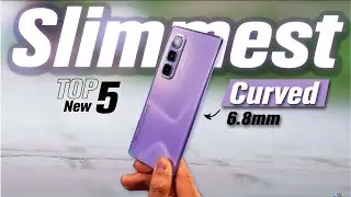 TOP 5: New Slimmest & Curved Display Phone 2024 