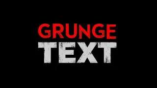 how to create grunge text effect in illustrator