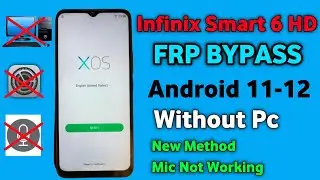 Infinix Smart 6 HD Frp Bypass | Infinix (X6512) Google Account Unlock | Without Pc | New Method 2023