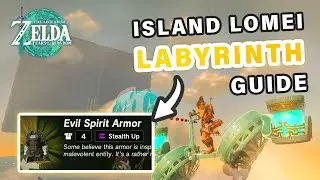 How to get Evil Spirit Armor | Lomei Labyrinth Island Walkthrough ► Zelda: Tears of the Kingdom