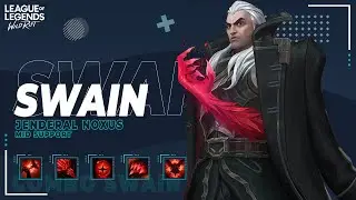 Hero Baru Swain Rilis, Penjelasan Skill, Combo, Item Rune Tips Swain Wild Rift