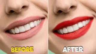 How to create realistic lipsticks in Photoshop For beginners