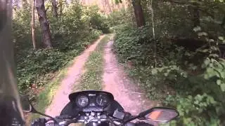 На Мото по Лесу.