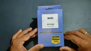 How To Connect HDMI To AV(Audio/Video) Converter Review & Unboxig 2023