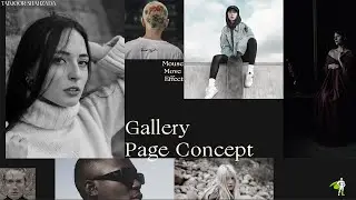 Image Gallery Page Concept using HTML, CSS and GSAP