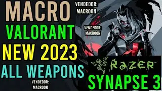 Valorant Razer no recoil macro, 2024 best! setup,free macro