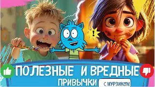 Полезные и вредные привычки 😱 Кто победит? Мурзик объясняет!