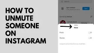 How to Mute or UnMute someone Posts & Stories on Instagram ( New Update )