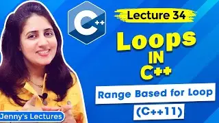 Range based for loop in C++ | C++ Tutorials for Beginners #lec34