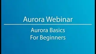 For Beginners — Aurora HDR 2019 Basics
