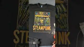 Steampunk art. Кастомизация футболки