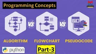 Understanding Programming Concepts: Exploring Flowcharts, Algorithms, and Pseudocode |Part-3 |Python