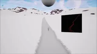 UE4 Persistent Snow Trails