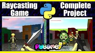 Complete Raycasting Game Project in Python: Dead And! - RPG FPS Full course with code on github