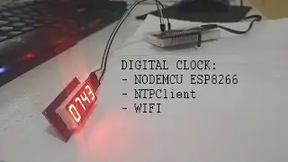 Belajar Arduino: Membuat jam Digital Dengan NodeMCU (Terkoneksi dengan jam internet) WIB