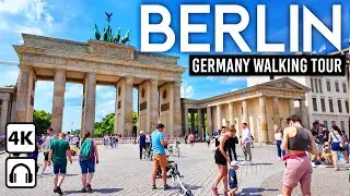 BERLIN, Germany 🇩🇪 Sightseeing 4K Walking Tour in most famous Places