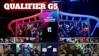 WBG vs JDG - Game 5 | LPL Worlds 2024 Regional Qualifier | Weibo Gaming vs JD Gaming G5 full