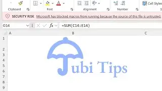 Fix 'Microsoft has blocked macros from running because the source of this file is untrusted' Excel