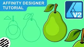 Affinity Designer Tutorial: How to Draw a Pear