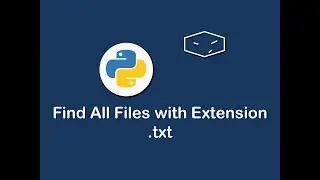 find all files with extension  txt in python 😀