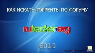 Как искать торренты по форуму