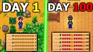 I Spent 100 Days Maxing Every Skill In Stardew Valley