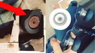 Repair and replacement of sliding door rollers Hyundai Starex H1. Side door repair.