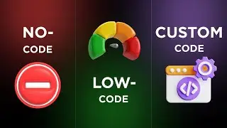 NO code vs LOW code vs CUSTOM code