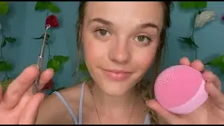 ASMR Spa Roleplay ♡ (face massage + extractions)