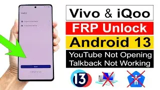 All Vivo & iQOO : Gmail Account Bypass (No Talkback/ No YouTube Option) | Without pc - LATEST UPDATE