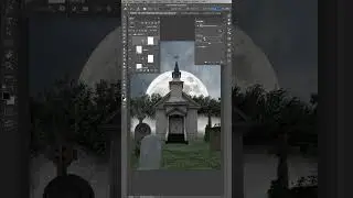 The Graveyard Photo Manipulation Speed Art