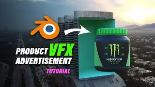 Learn to Create a VFX Advertisements for Product in Blender and After Effects