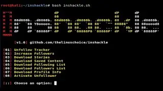 PKhow to increase instagram followers using kali linux (2021