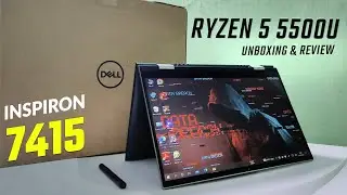 DELL INSPIRON 7415 2-in-1 | RYZEN 5 5500U | UNBOXING AND REVIEW | Dell 7415 Ryzen 5