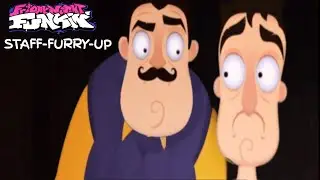 FNF Vs Hello Neighbor : Staff-furry-rp